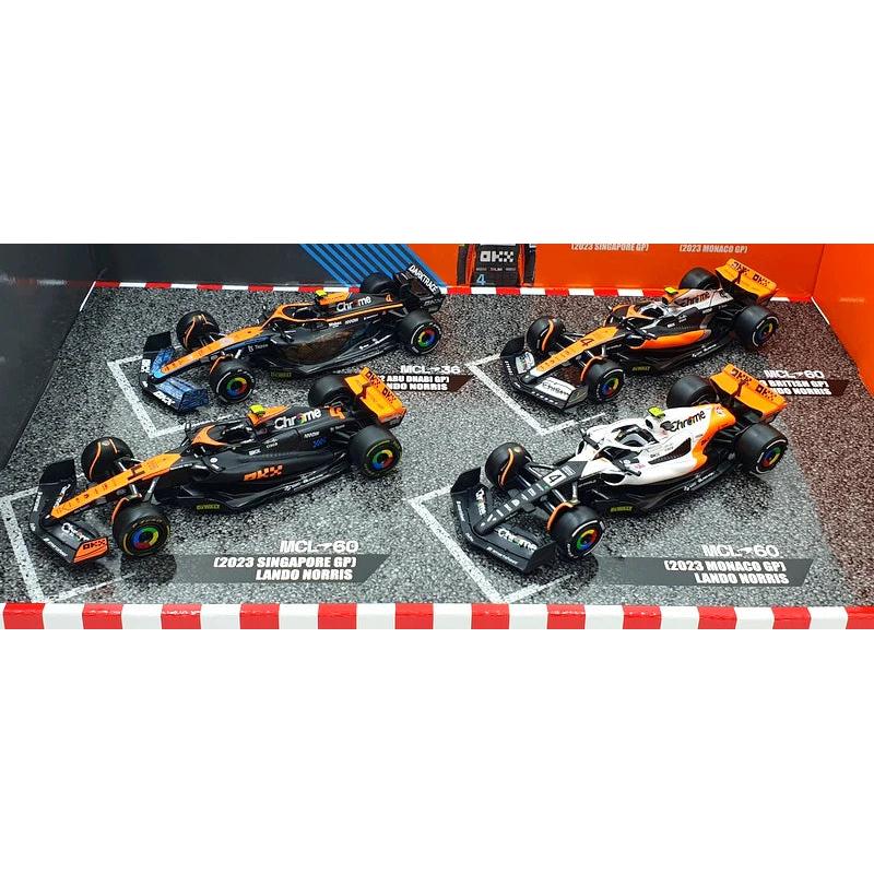 BBURAGO 1/43 Pack McLaren F1 - MCL36 & MCL60 - Lando Norris 2023 - Neuf