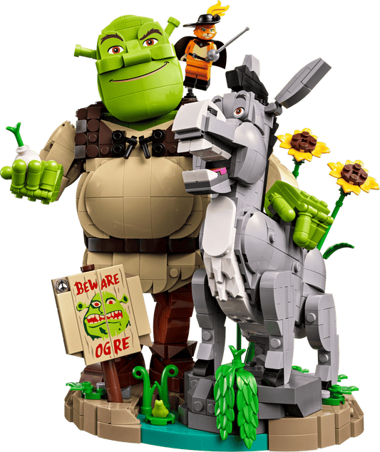Shrek, Donkey & Puss in Boots