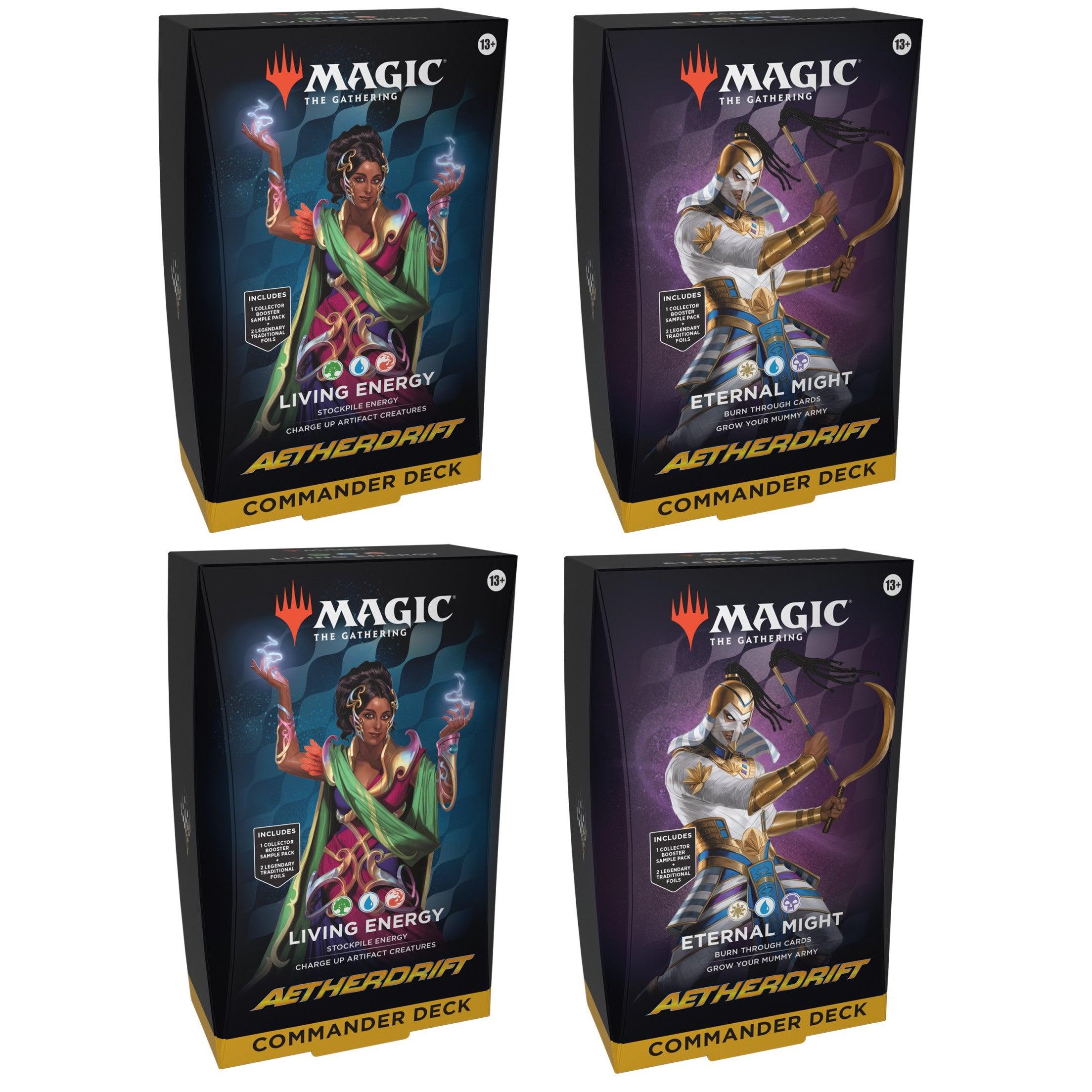 Wizards of the Coast Magic the Gathering Aetherdrift Commander Deck |  Hobbyco