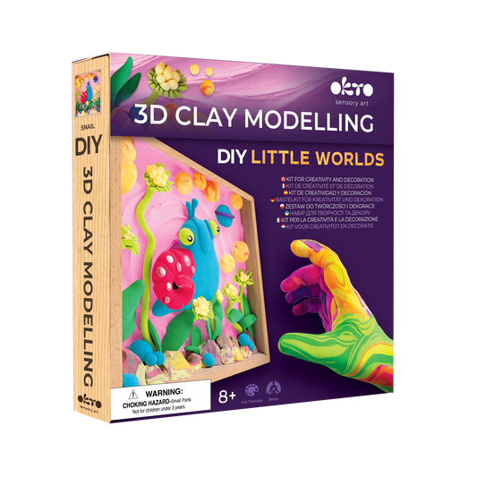 Wood&Craft DIY Little Worlds 21x21cm - Snail