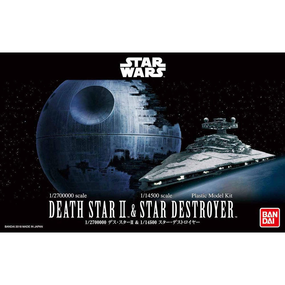 1/270000 STAR WARS DEATH STAR II and 1/14500 STAR DESTROYER