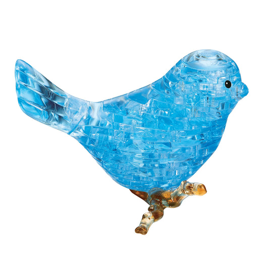 3D Crystal Puzzle: Blue Bird