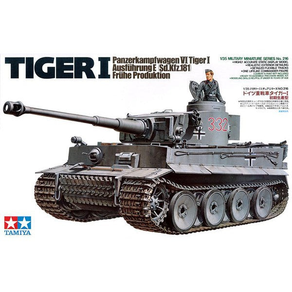 Tamiya 1/35 German Tiger I Early Production – Hobbyco