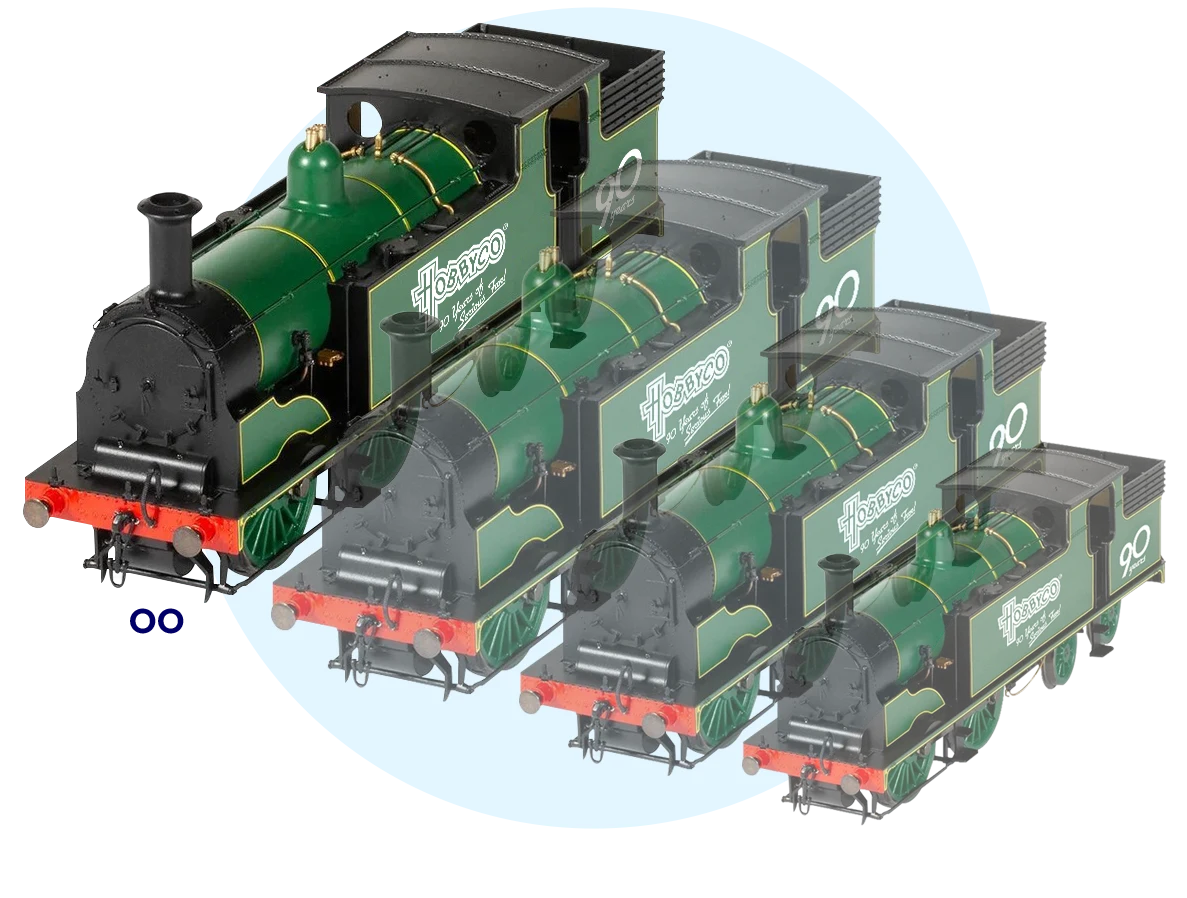 OO Scale size comparison