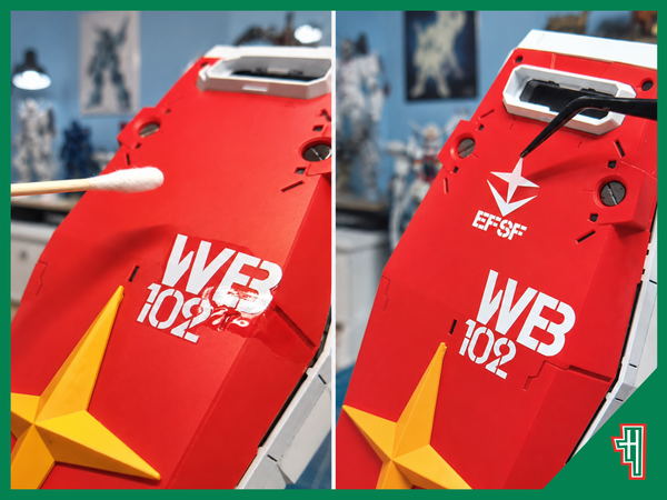How to Apply Gunpla Waterslide Decals Without Silvering