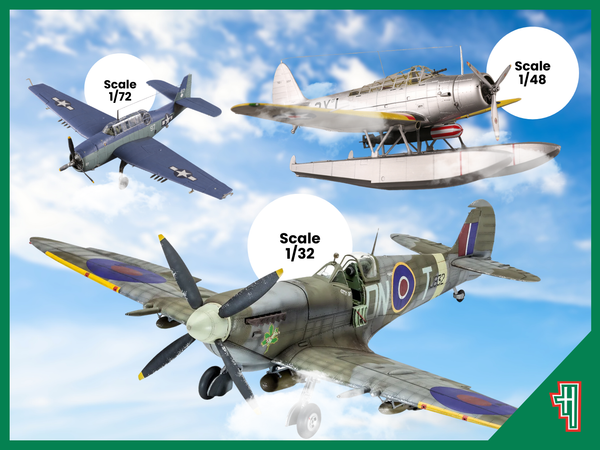 Model Aircraft Scales Explained: 1/72 vs 1/48 vs 1/32