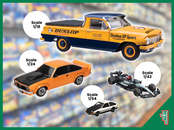 Diecast Car Scales Explained: 1:18, 1:24, 1:43 and 1:64