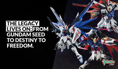 The Legacy Lives On: From Gundam SEED to Destiny to Freedom