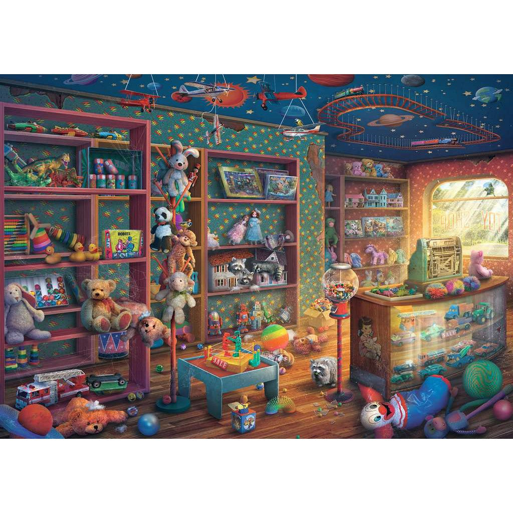 1000pc Abandoned: Tattered Toy Store Puzzle