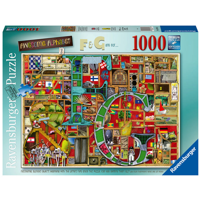 1000pc Awesome Alphabet  F  and  G Puzzle