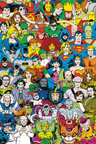 1000pc DC Comics  Retro Cast