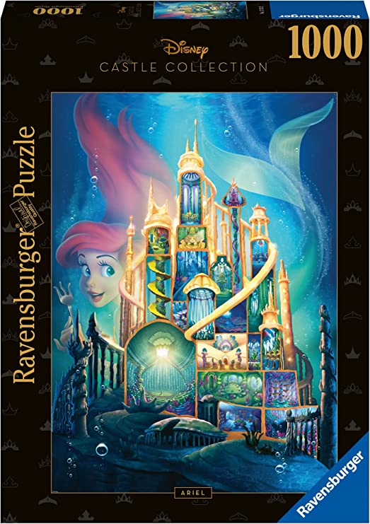 1000pc Disney Castles: Ariel Puzzle