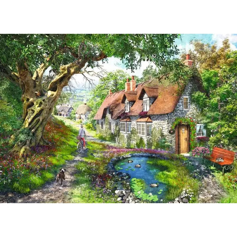 image2_1000pc Flower Hill Lane Puzzle