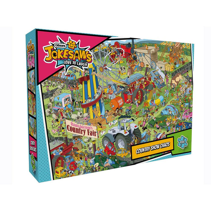 1000pc Jokesaws Country Show Chaos Puzzle