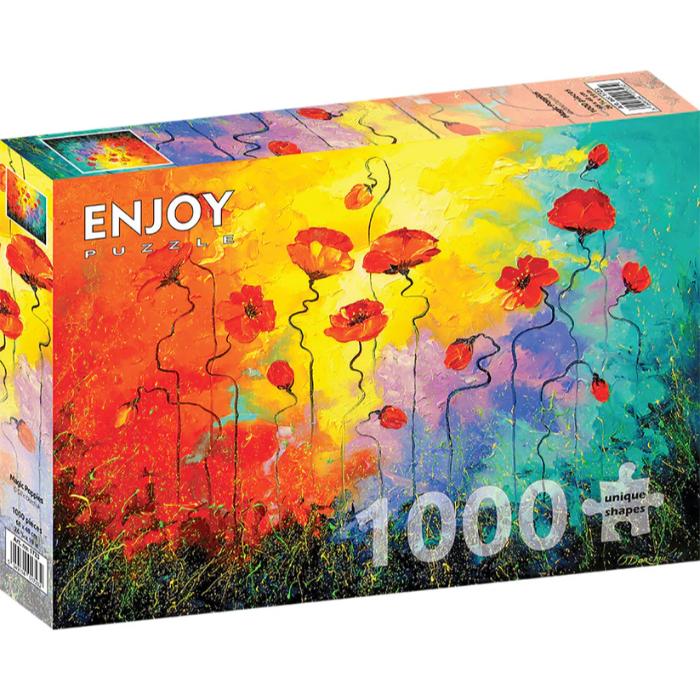 1000pc Magic Poppies Jigsaw Puzzle