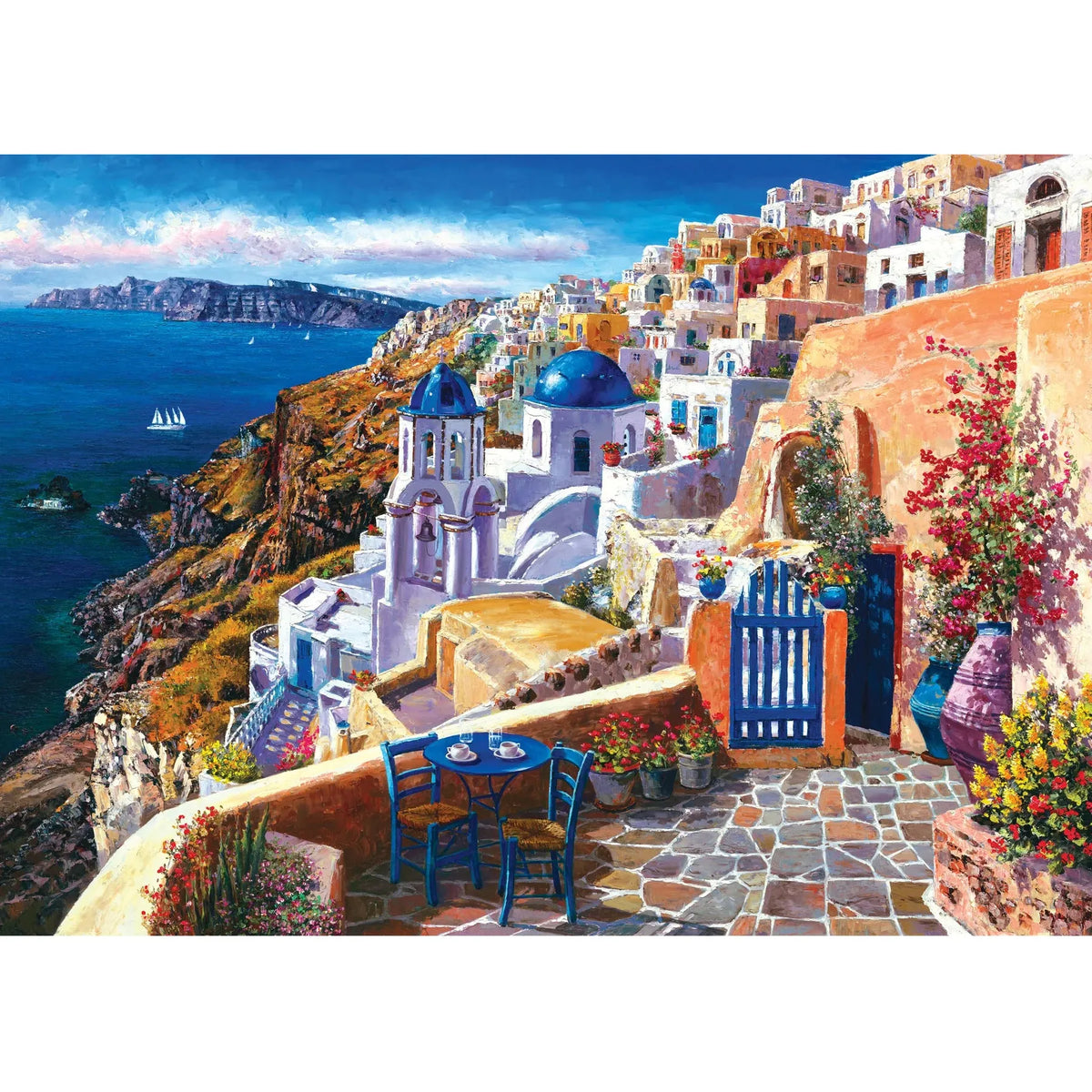 1000pc Santorini Jigsaw Puzzle