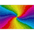 1000pc Stained Glass Rainbow Burst Jigsaw Puzzle