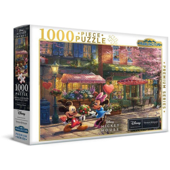 1000pc Thomas Kinkade Mickey/Minnie Sweetheart CafÃ© Puzzle