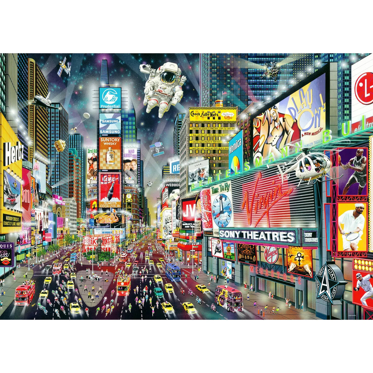 image2_1000pc Time Square Jigsaw Puzzle