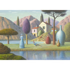 1000pc Timeless Lady In Blue Puzzle