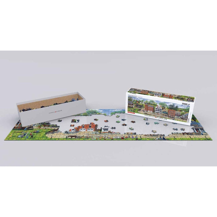 1000pc Train Station Panoramic Puzzle