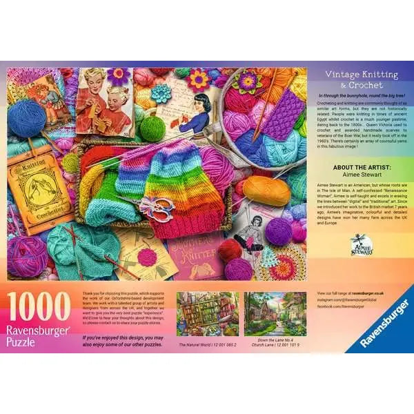 image3_1000pc Vintage Knitting & Crochet Puzzle