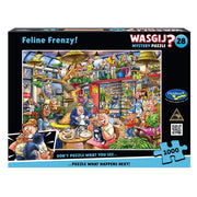 1000pc Wasgij? Mystery 28 Feline Frenzy Puzzle