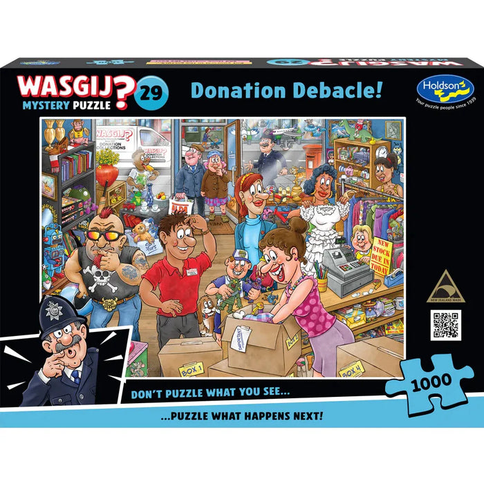 1000pc Wasgij? Mystery 29 Donation Debacle Puzzle
