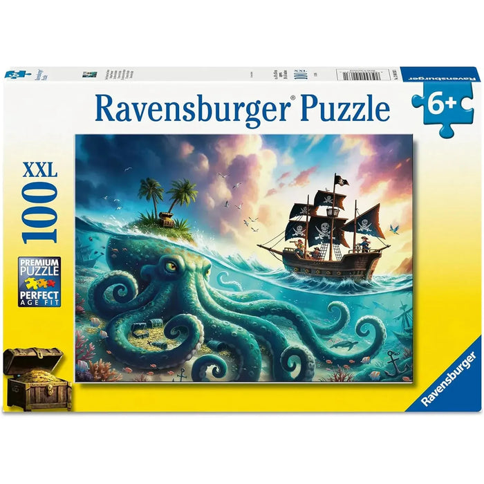 100pc Octopus Treasure Puzzle