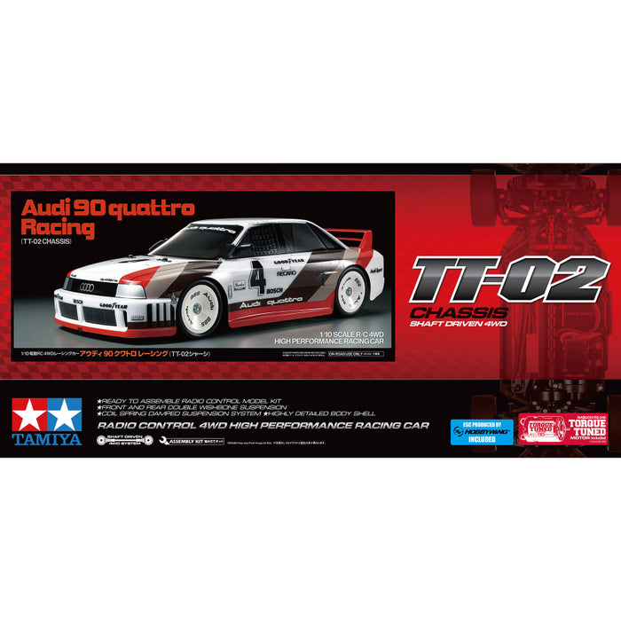1/10 Audi Quattro Racing TT-02