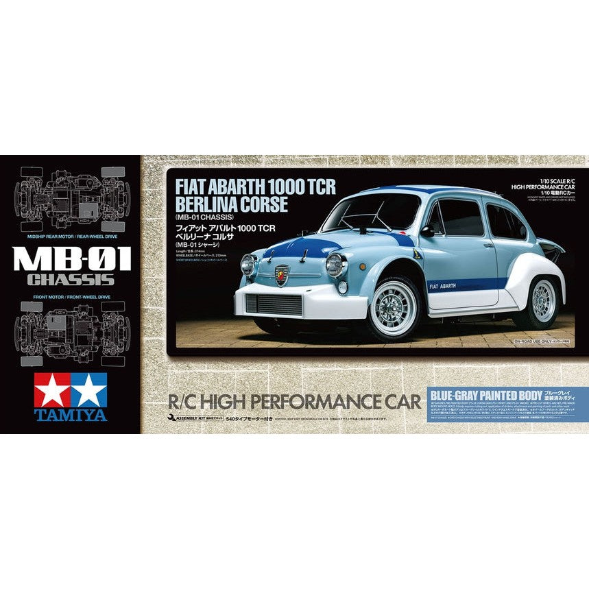1/10 RC Fiat Abarth 1000 TCR Blue/Grey_2