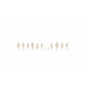 1/100 Standing People White Architecture (Unpainted)