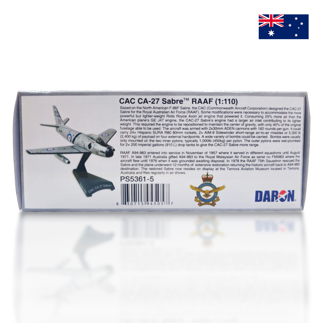 1/110 RAAF CAC-27 Sabre