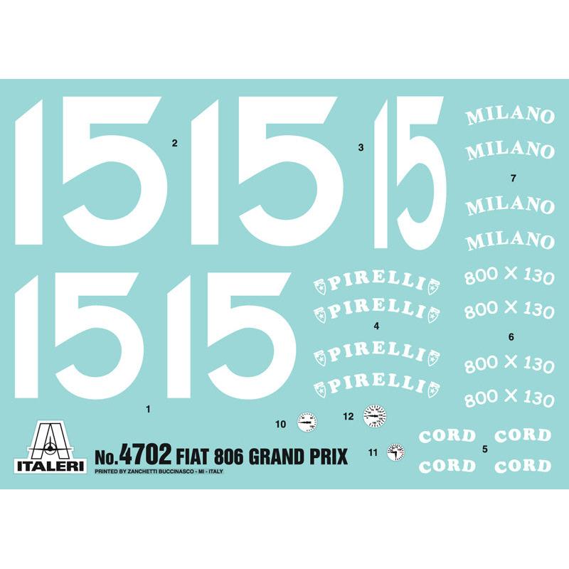 1/12 Fiat 806 Grand Prix