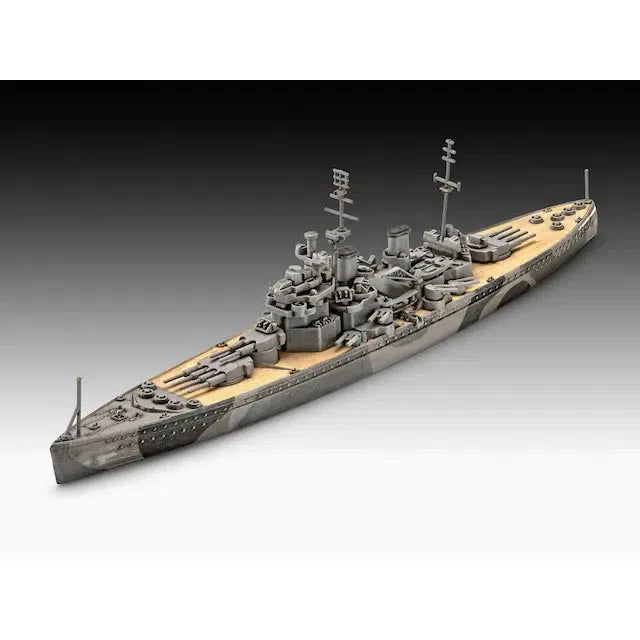 1/1200 Model Set Battleship HMS Duke of York