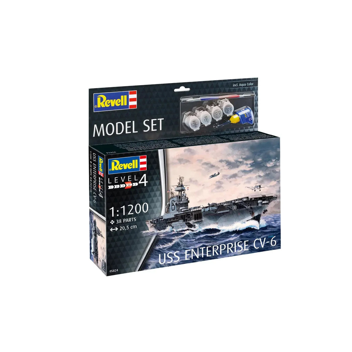 1/1200 Model Set Uss Enterprise Cv-6