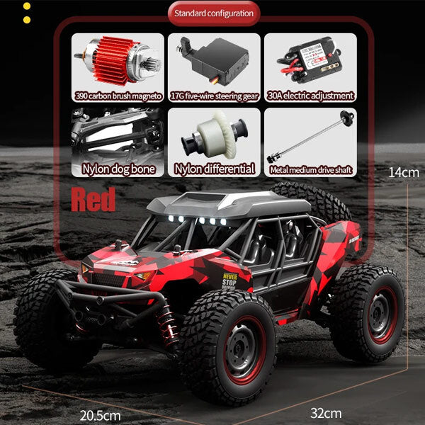 1/16 Adventurer Red RTR