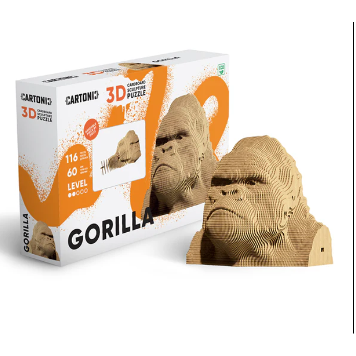 116pc 3D Puzzle Gorilla