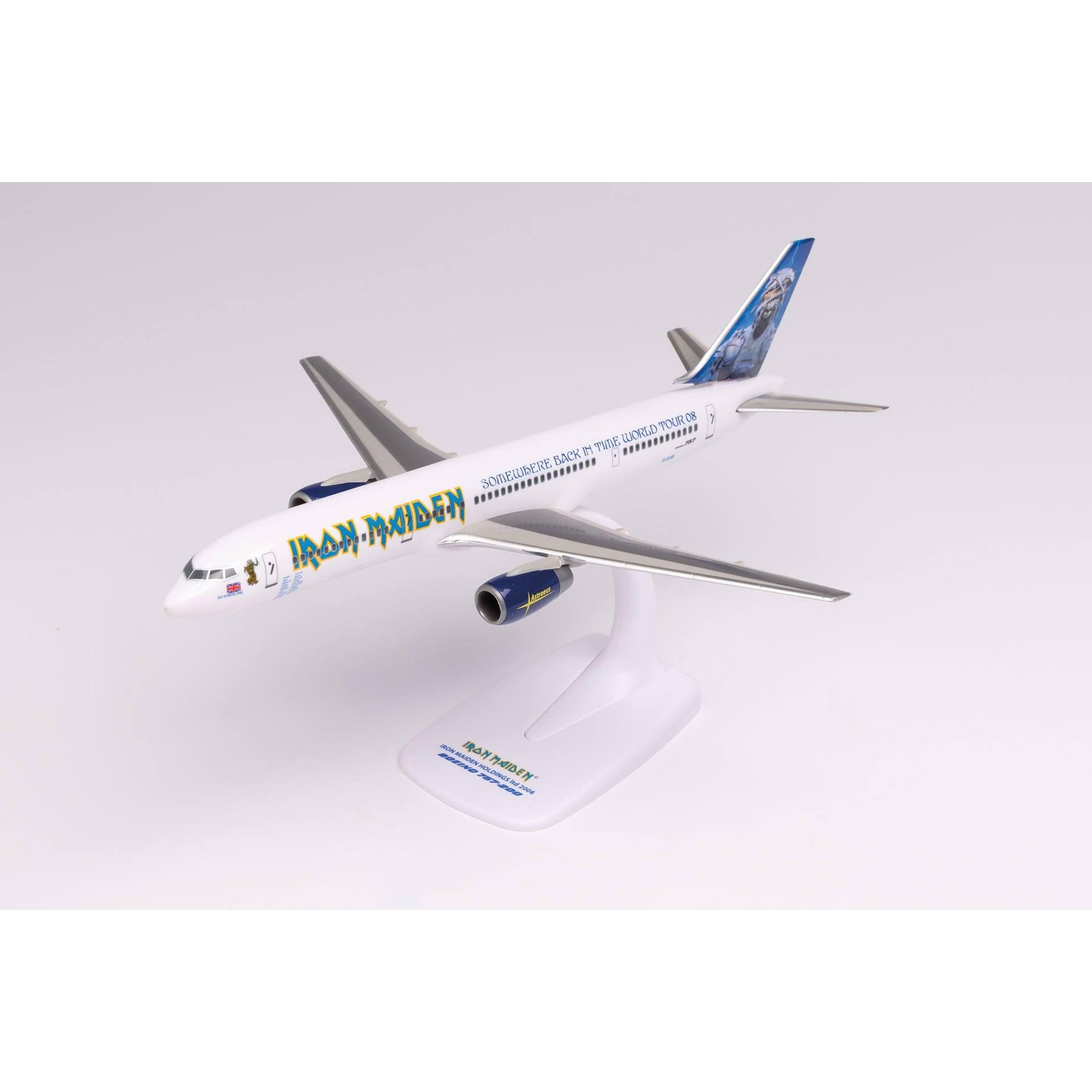 Herpa 1/200 SNAP FIT Iron Maiden (Astraeus) Boeing 757-200 