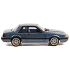 1/18 Detroit Speed Inc 1989 Ford Mustang 5.0 LX Medium Shadow Blue with Custom 7-Spoke Wheels