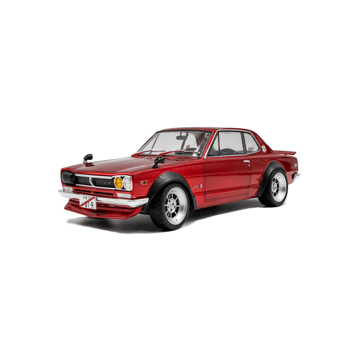 1/18 Nissan Skyline (C10) Hakosuka Solido Works 1970 Red Metallic