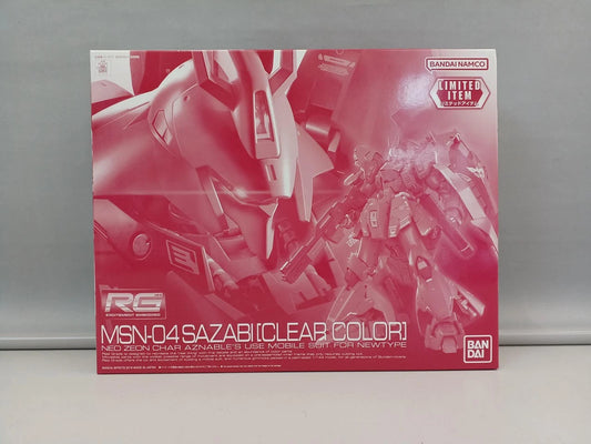 [G-BASE LIMITED] RG 1/144 SAZABI [CLEAR COLOR]