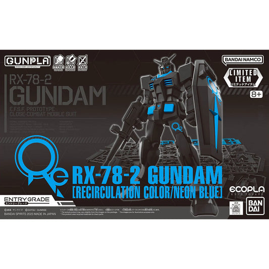 [LIMITED] Entry Grade 1/144 RX-78-2 Gundam [Recirculation Color/Neon Blue]