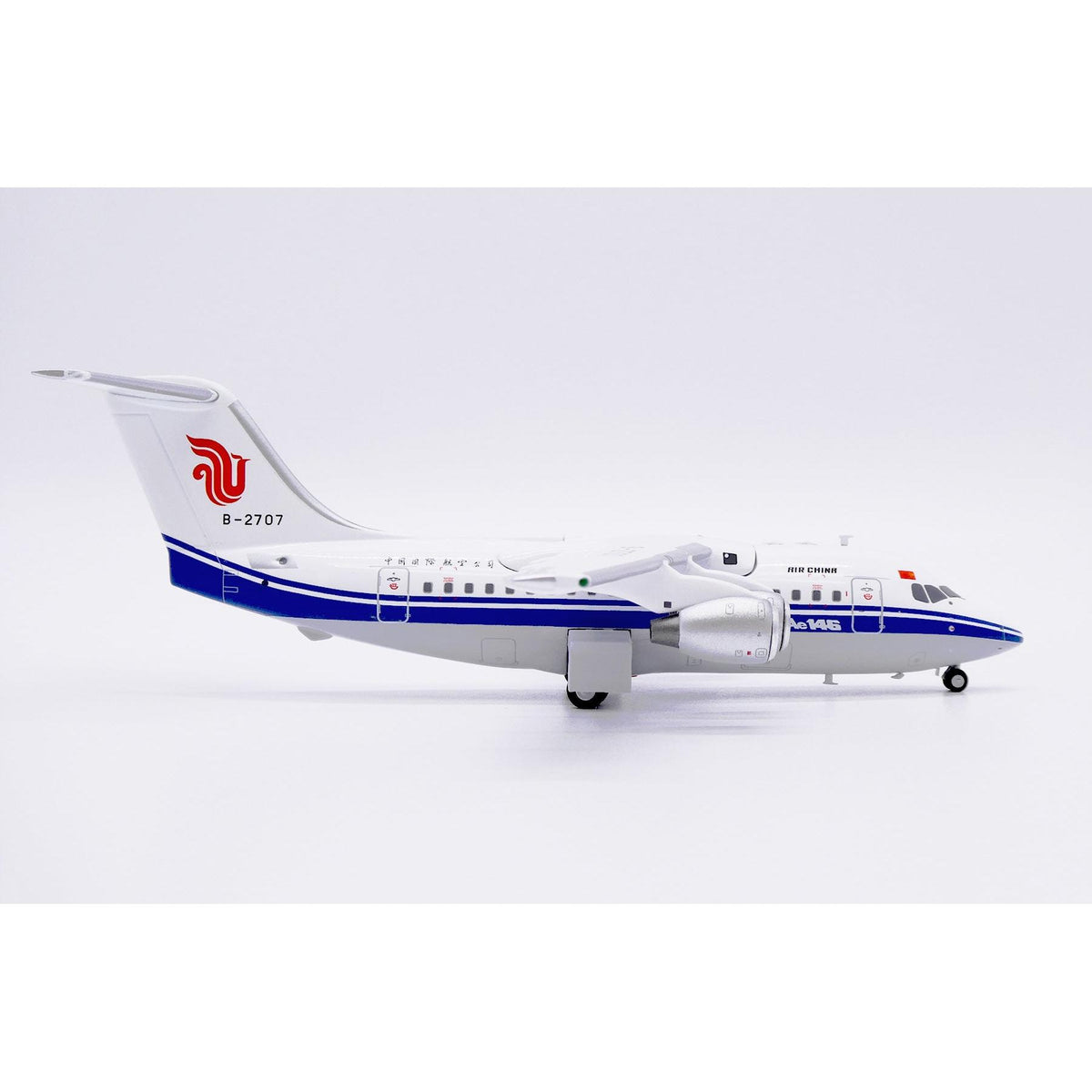 1/200 Air China British Aerospace BAe146-100 Reg: B-2707 With Stand