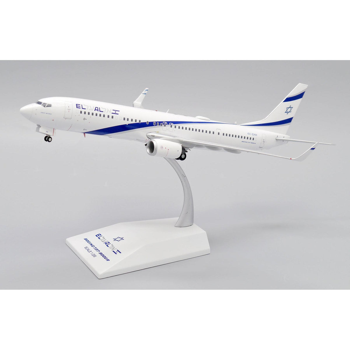 1/200 El Al Israel Airlines Boeing 737-900ER Reg: 4X-EHH with Stand
