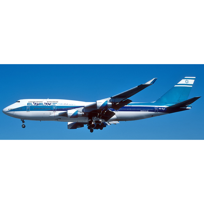 1/200 El Al Israel Airlines Boeing 747-400 "OC" Reg: 4X-ELC with Stand
