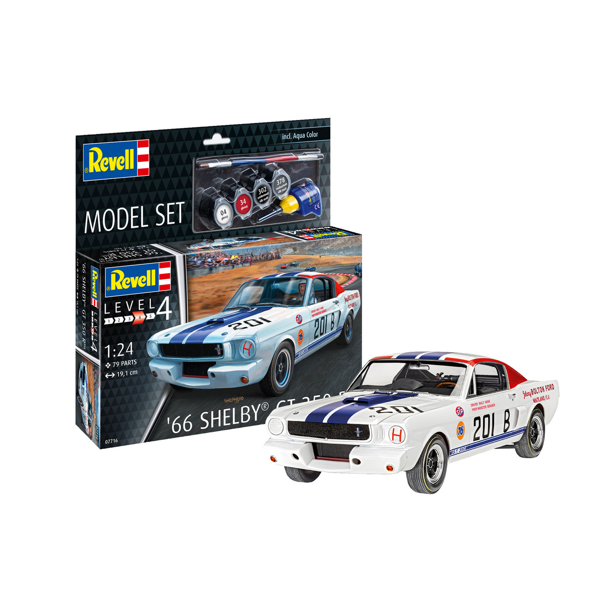 1/24 1966 Shelby GT 350 R Model Set