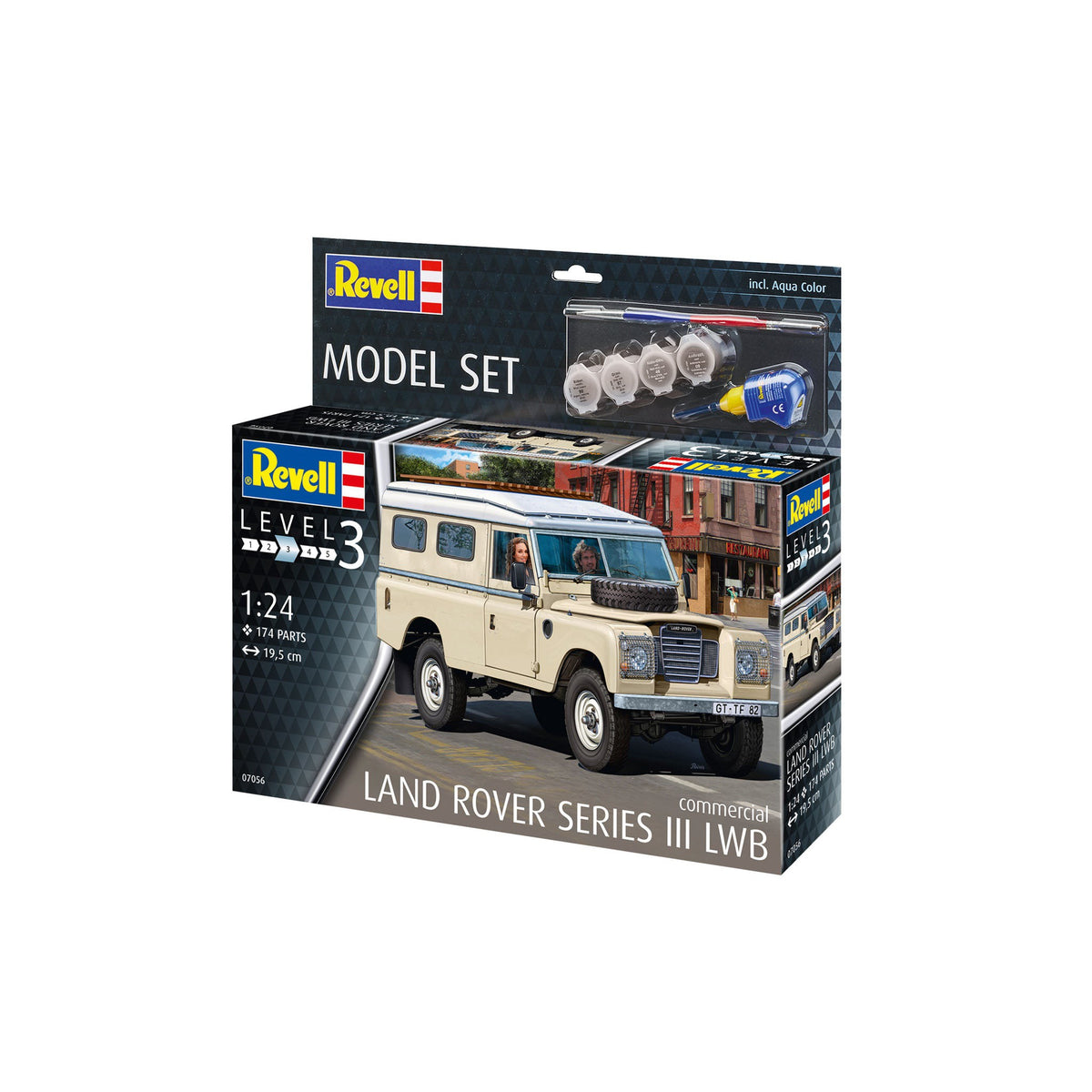 1/24 Commercial Land Rover Series III LWB Model Set