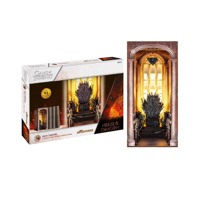 1/24 House of The Dragon: Iron Throne Book Nook