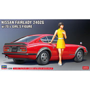 1/24  NISSAN FAIRLADY 240ZG w/70s GIRLS FIGURE